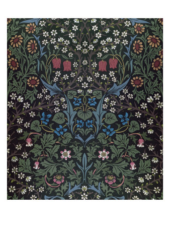 Blackthorn, Wallpaper Design, 1892