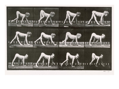 Buy Handicapped Boy Crawling, plate 539 from 'Animal Locomotion', 1887 at AllPosters.com