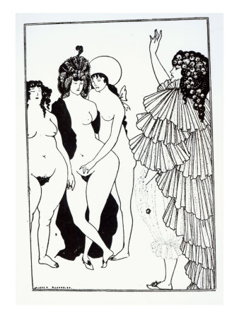 Illustration from Lysistrate by Aristophanes