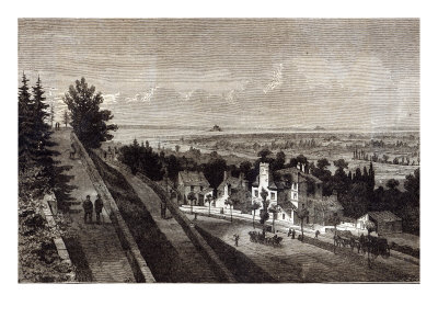 View of the Bay of Mount St. Michael, from Avranches, Normandy, from The Graphic, 1877