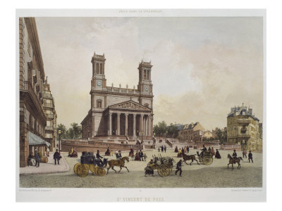 Church of St. Vincent De Paul, Paris, Illustration from 