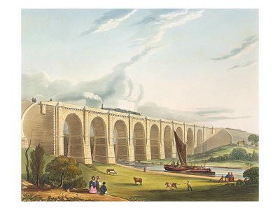 Viaduct across the Sankey Valley, Plate 