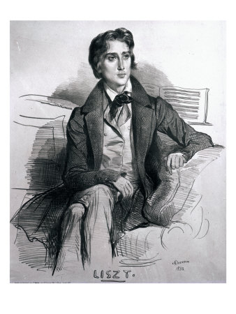 Portrait of Franz Liszt