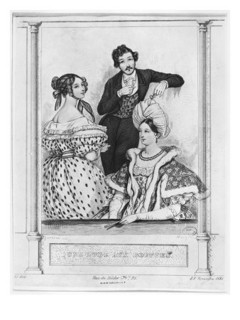 A Theatre Box at the Bouffes, engraved by Jean Denis Nargeot