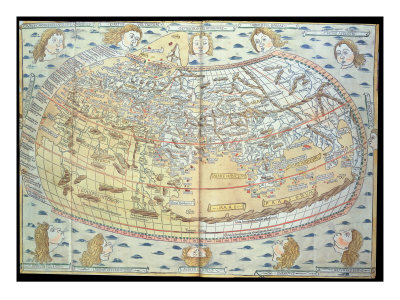 Map of the World, Based on Descriptions and Co-ordinates Given in 