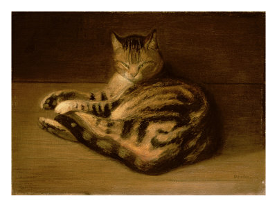 Recumbent Cat, 1898