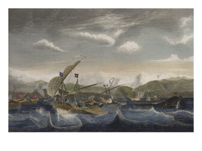 Andrea Doria Dispersing the Spanish Fleet Ahead of the Var Mouth in 1524