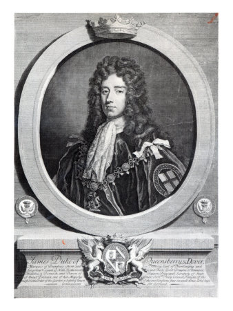 James Douglas, 2nd Duke of Queensberry, Engraved by Louis Du Guernier Ii