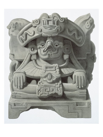 Knife Used for Cutting out Hearts of Sacrificial Victims, Plate from 