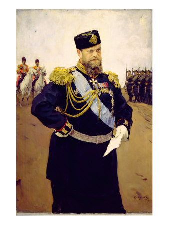 Portrait of Tsar Alexander III, 1900