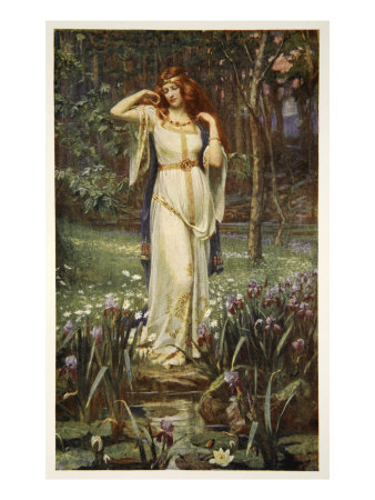 Freyja and the Necklace, illustration from