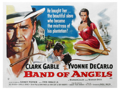 Band of Angels, UK Movie Poster, 1957