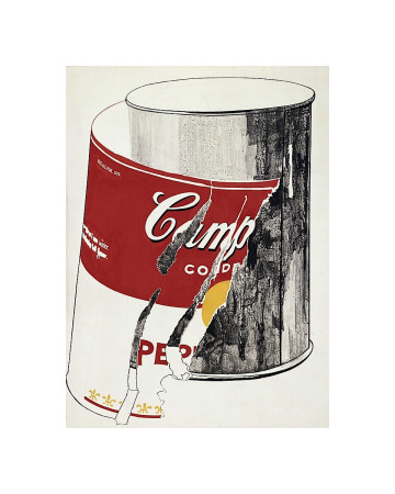 Big Torn Campbell's Soup Can, c.1962 (Pepper Pot)