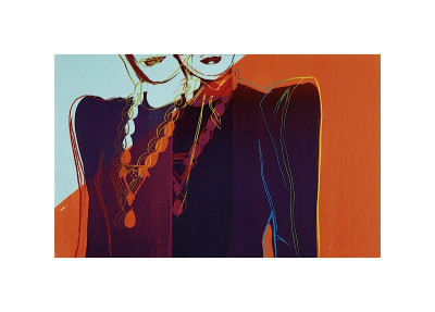 Model, c.1982 (Teal and Orange)