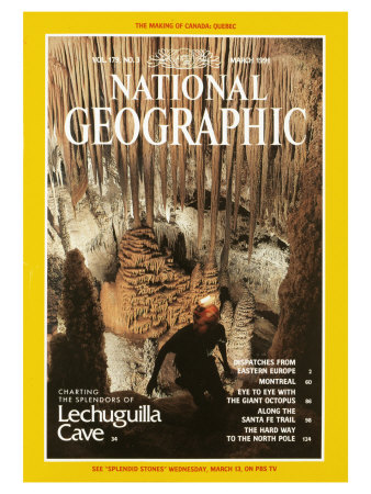 Cover of the March, 1991 Issue of National Geographic Magazine