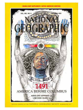 Cover of the October, 1991 Issue of National Geographic Magazine