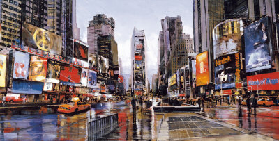Evening in Times Square