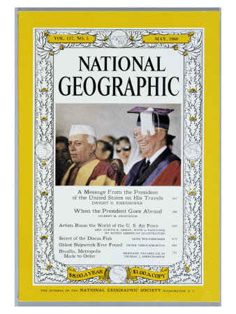 Cover of the May, 1960 Issue of National Geographic Magazine