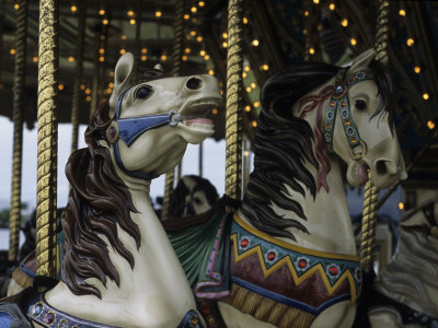 Buy Carousel Horses at Veteran's Park at AllPosters.com