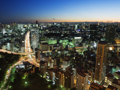 City Skyline View from Tokyo Tower, Tokyo, Japan, Asia
