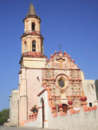 Tancoyol Mission, Designed by Franciscan Fray Junipero Serra, Queretaro, Mexico