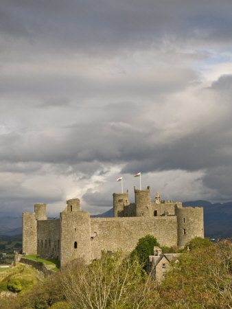 Harlech Castle, UNESCO World Heritage Site, Gwynedd, Wales, United Kingdom, Europe