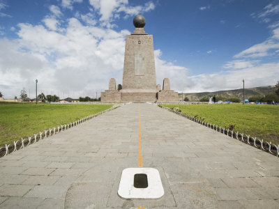 Pyramidal Monument, La Mitad Del Mundo, San Antonio, Pichincha Province, Ecuador