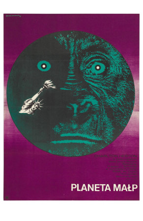 Planet of the Apes, Polish Movie Poster, 1968