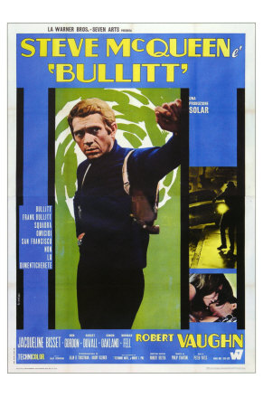 Bullitt, Italian Movie Poster, 1968