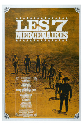 The Magnificent Seven, Japanese Movie Poster, 1960