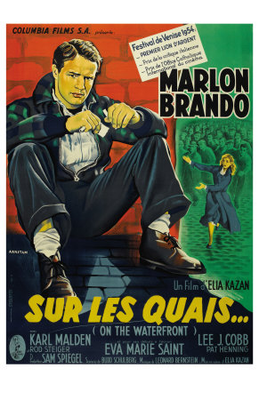 On the Waterfront, French Movie Poster, 1954