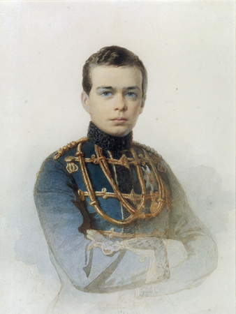 Portrait of Grand Duke Alexander Alexandrovich, Later Tsar Alexander III, 1861