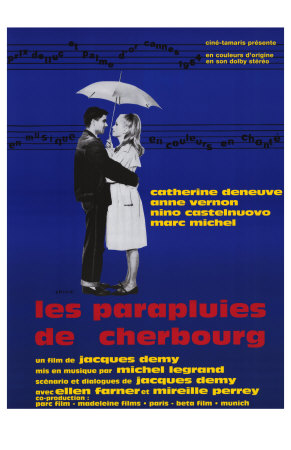 The Umbrellas of Cherbourg, French Movie Poster, 1964,