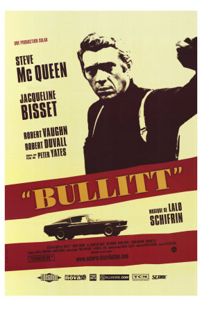 Bullitt, French Movie Poster, 1968