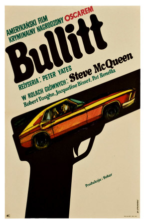 Bullitt, Polish Movie Poster, 1968