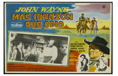 The Searchers, Mexican Movie Poster, 1956