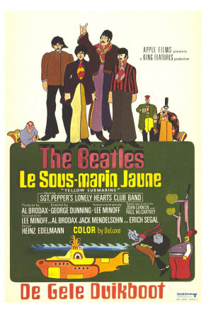 Yellow Submarine, French Movie Poster, 1968