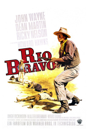 Rio Bravo, German Movie Poster, 1959