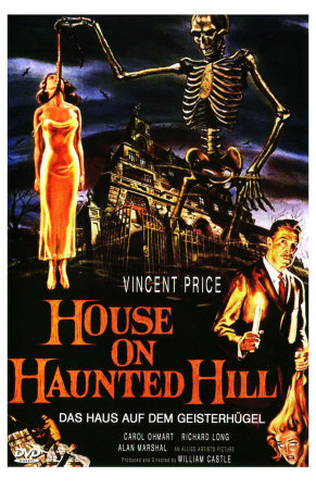House On Haunted Hill, German Movie Poster, 1958