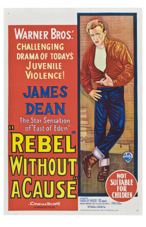Rebel Without a Cause, Australian Movie Poster, 1955