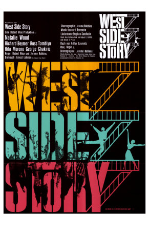 West Side Story, German Movie Poster, 1961