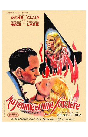 I Married a Witch, French Movie Poster, 1942