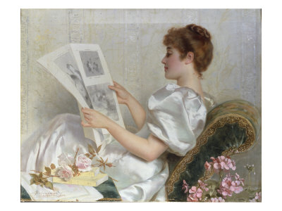 Lady Looking at Drawings, 1894