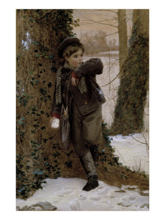 The Snowball Fight, c.1870