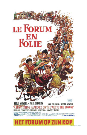 A Funny Thing Happened On the Way to the Forum, Belgian Movie Poster, 1966
