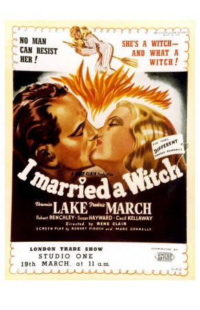 I Married a Witch, UK Movie Poster, 1942