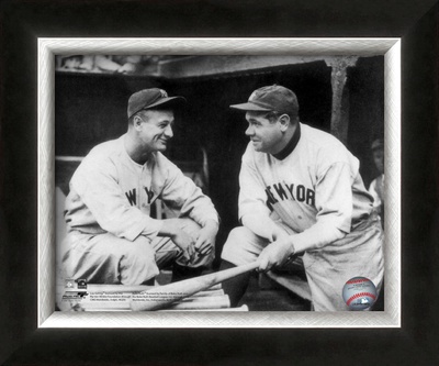 Lou Gehrig & Babe Ruth