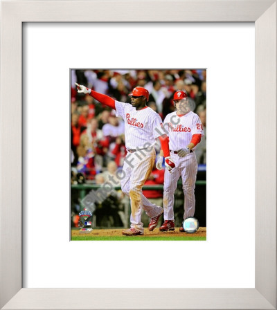 Ryan Howard & Chase Utley Game 4 of the 2008 MLB World Series