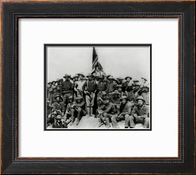 Theodore Roosevelt and The Rough Riders Poster
