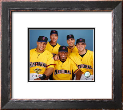 Carlos Beltran, Tom Glavine, Jose Reyes, Paul LoDuca and David Wright 2006 All Star Game
